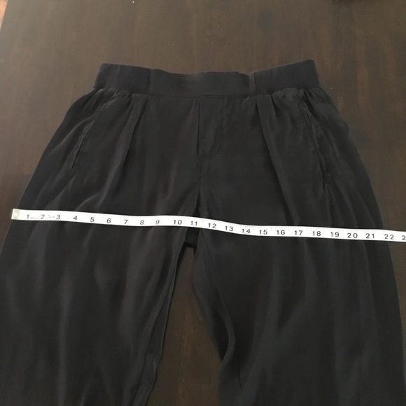 ATM Anthony Thomas Melillo Black Silk Jogger Pants Size S - Picture 12 of 16